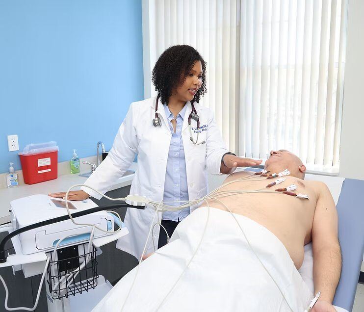 EKG test