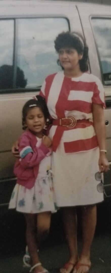 Young Ruth Solomon with Rosetta Solomon